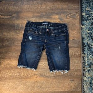 American Eagle Blue Denim Shorts
